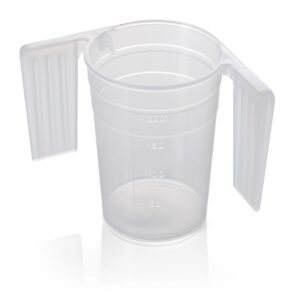 BEAKER FEEDER CUP 250ML WITH EASY-GRIP HANDLES