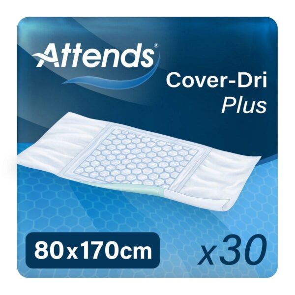 ATTENDS COVER-DRI PLUS 80 x 170CM - Pk/30