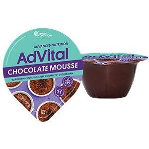 ADVITAL NUTRITIONALLY COMPLETE CHOCOLATE MOUSSE110G- 12 Pack