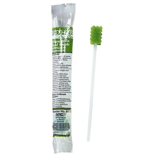 TOOTHETTE PLUS ORAL SWAB WITH SODIUM BICARRBONATE EA