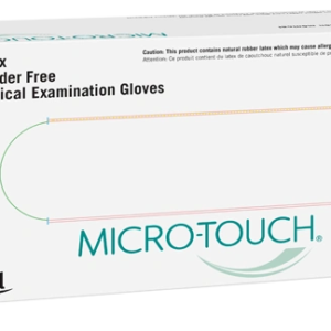 ANSELL MICRO-TOUCH DERMACLEAN POWDER FREE LATEX GLOVE LARGE BOX 100