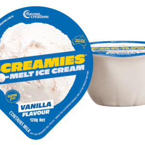 SCREAMIES NO-MELT ICE-SCREAM VANILLA 120G - 12PACK