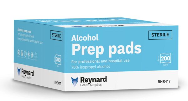 70% Alcohol Prep Pads (6cm x 6cm)