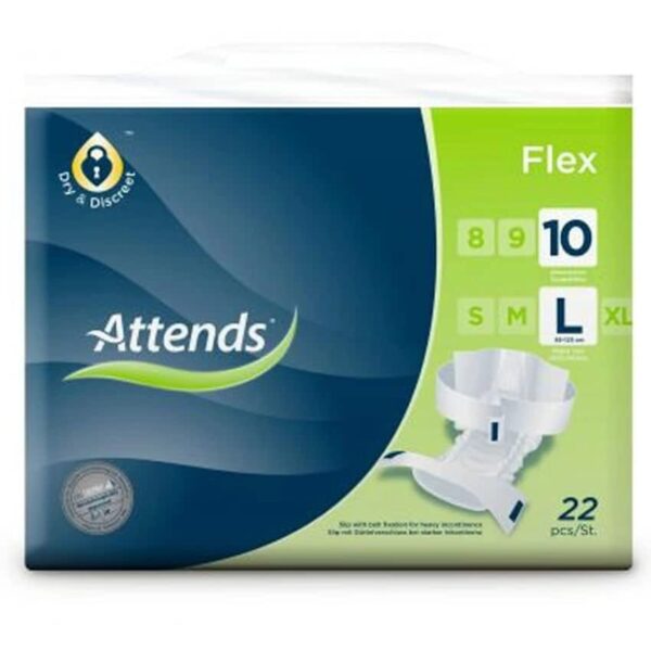 ATTENDS FLEX 10 LARGE PKT/22