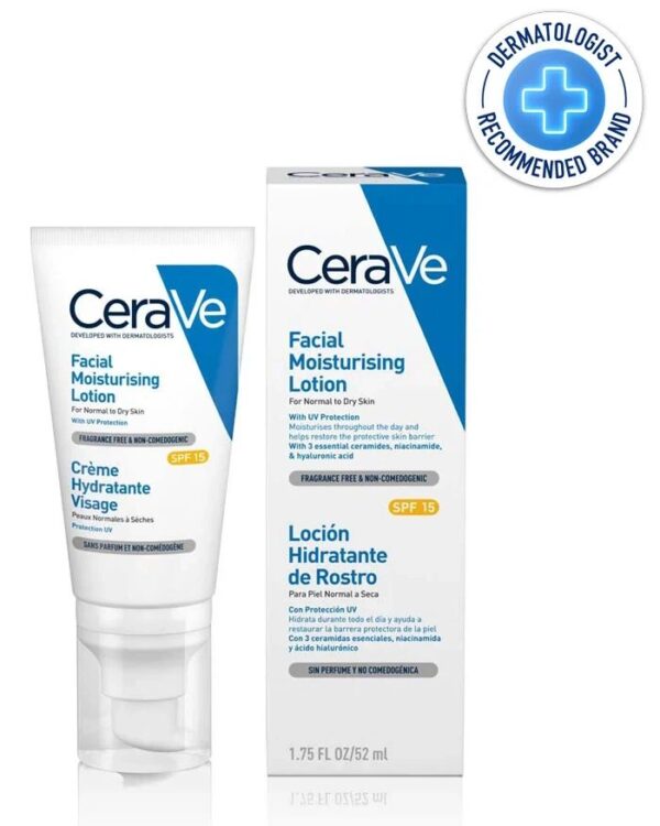 CERAVE FACIAL MOISTURISING AM LOTION SPF 15 52ML