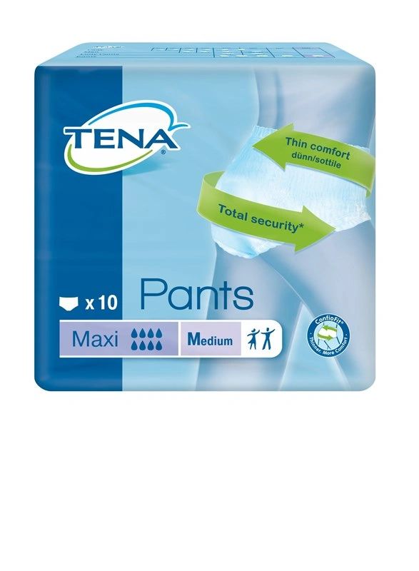 TENA PANTS MAXI MEDIUM PAC10