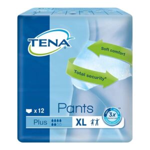 TENA PANTS PLUS XLRG 12S