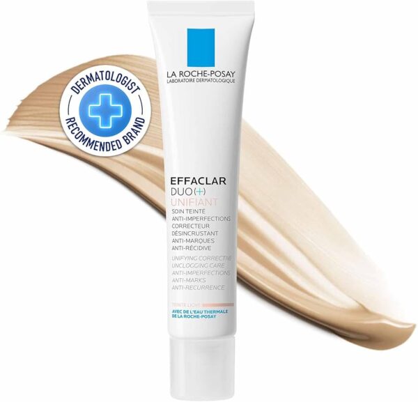 LA ROCHE-POSAY EFFaACLAR DUO(+) UNIFIANT TINTED ANTI-ACNE MOISTURISER 40ML (LIGHT)