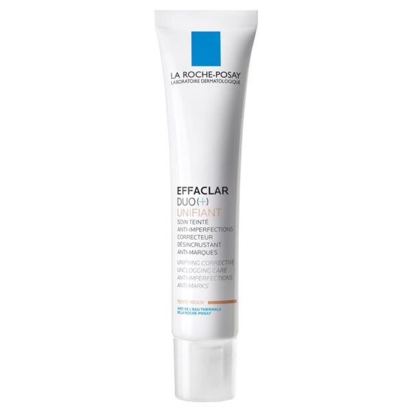 LA ROCHE-POSAY EFFaACLAR DUO(+) UNIFIANT TINTED ANTI-ACNE MOISTURISER 40ML (MEDIUM)